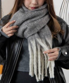 WEGO 【ユニセックス着用ITEM】ワイドフリンジストール