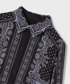 GRACE CONTINENTAL バンダナプリントシャツワンピース