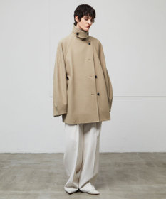 GABELLE / ミドル丈スタンドカラーウールコート / BEIGE GABELLE / ミドル丈スタンドカラーウールコート / BEIGE