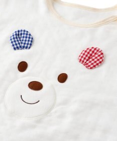 MIKI HOUSE HOT BISCUITS 六重織 顔ドン ガーゼスリーパー