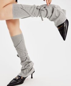 WEGO レースアップデザインレッグカバー