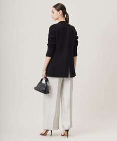 ICB 【洗える】シンセティックミラノリブ ニットジャケット