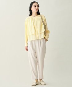 ANY ラッフルクロップドシャツ