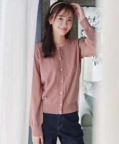 Tiaclasse 【洗える】レースカーディガン