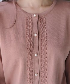 Tiaclasse 【洗える】レースカーディガン