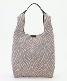 ICB 【新色追加・WEB限定カラーあり】2WAYエコバッグ 起毛ゼブラグレー系