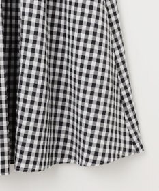 ANY 【ウエストゴム】ギンガムフレアスカート