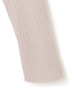 UNFILO 【吸湿発熱】リブ タートルネック ニット