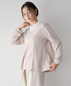 YECCA VECCA 2wayレース襟ブラウス