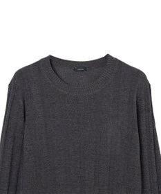 JOSEPH 【WEB&OUTLET限定・洗える】テクスチャードレーヨン　ラウンドネックニット