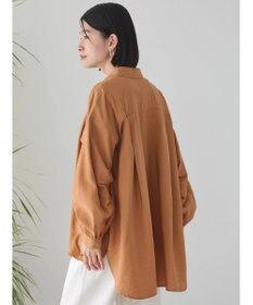 AMERICAN HOLIC 接触冷感Ｗポケット袖タックシャツチュニック