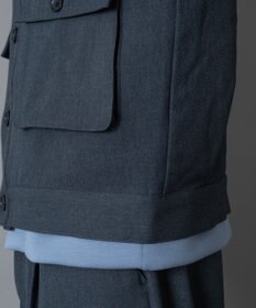 WEGO 【ユニセックス着用ITEM】ダブルポケットショートジャケット