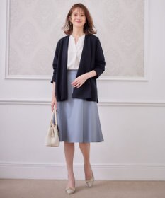 ANY SIS 【AIコラボ】スタンドカラースキッパー ブラウス