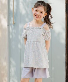 組曲 KIDS 【SS-Lサイズ】 ボタニカルフラワースイムウェア(セパレート)