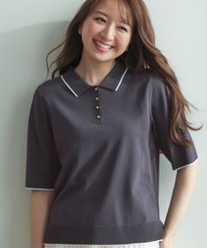 ANY SIS S 【アイスタッチ】ポロ ニット