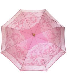 槇田商店 Kirie ペイズリー ピオニーピンク 長傘