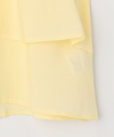 ANY ラッフルクロップドシャツ