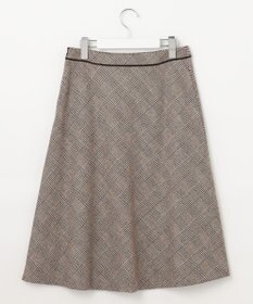 J.PRESS LADIES クラシカル グレンチェック フレアー スカート