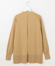 自由区 【洗える】シルクコットンハイゲージ Vネックカーディガン