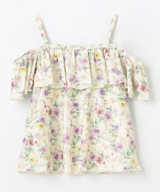 ANY KIDS 花柄×ドット柄 セパレート 水着