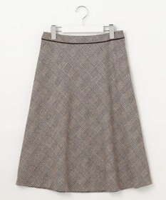 J.PRESS LADIES クラシカル グレンチェック フレアー スカート