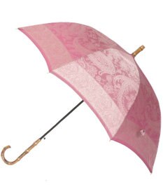 槇田商店 Kirie ペイズリー ピオニーピンク 長傘