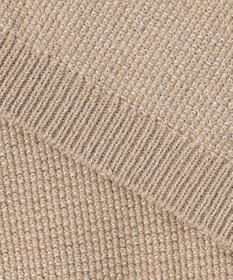 自由区 【洗える】シャイニーツイードニット アウター