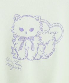 ANY KIDS アニマル刺繍 裏シャギー トレーナー