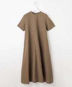 23区 【エステータ】ウールリネン 半袖フレアワンピース