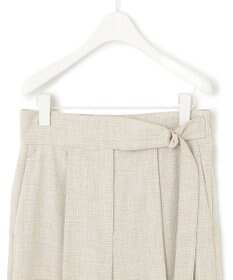 ICB 【洗える】Vi/Peブッチャー タックワイドパンツ