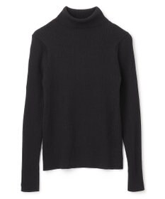 UNFILO 【吸湿発熱】リブ タートルネック ニット