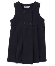 MIKI HOUSE HOT BISCUITS 【90-130cm】ポンチジャージ素材のジャンパースカート