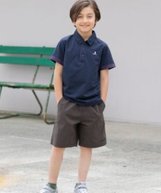 J.PRESS KIDS 【110-130cm】COOLMAX レジメン ポロシャツ