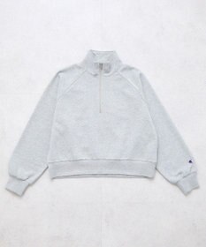 earth music&ecology チャンピオン　ｅｍａｅハーフジップ裏毛プルオーハ