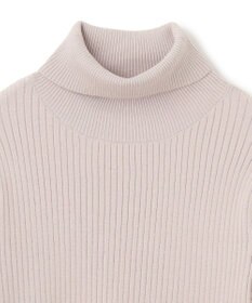 UNFILO 【吸湿発熱】リブ タートルネック ニット