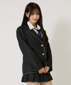 WEGO 【SCHOOLITEM】スクールパイピングブレザー