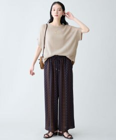 ANY ラミータッチオーバーニット