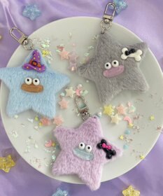 WEGO ミニお星さまモンスターぬいぐるみキーホルダー