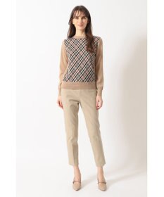 DAKS ハウスチェック テーパードパンツ