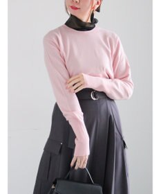 Te chichi プレーンニット(吸湿発熱)