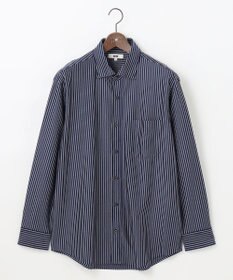 JOSEPH ABBOUD 【キングサイズ・綿100％・自然なストレッチ】マイクロストライプジャージー シャツ