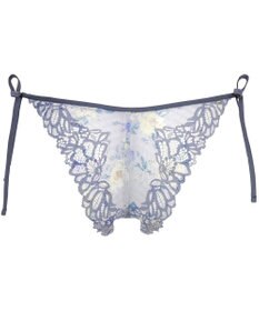 WACOAL Ｔバック ショーツ 【リボンブラ 脇すっきり】 BRB433とペア はきこみ丈あさめ バックのかぶりが広め ソング レディース PRA433 /ワコール