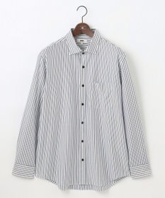 JOSEPH ABBOUD 【キングサイズ・綿100％・自然なストレッチ】マイクロストライプジャージー シャツ