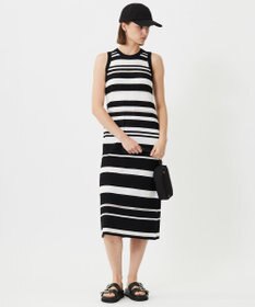 ICB 【洗える】 マルチボーダーワンピース