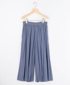 組曲 ギャザーライトデシン パンツ