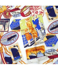 Marca ＜秋の新作！＞【 Marcaオリジナル】ボヤージュ 大判 シルクツイル スカーフ