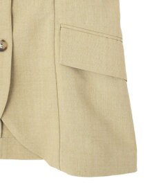 earth music&ecology 【セットアップ対応】フラップボタンビスチェ