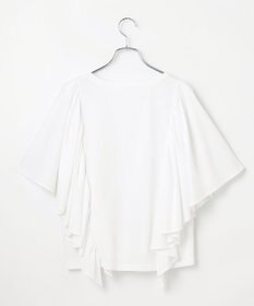 #Newans 【乾燥機可能/接触冷感】ラッフルフリルカットソー