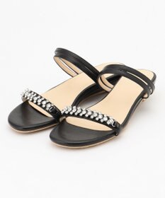 ANY SIS 【23.5~24.0cm】ジュエル調2WAYフラット サンダル