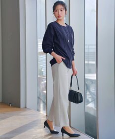 Tiaclasse 日本製エアシルキーワイドパンツ